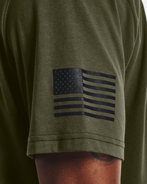 Men's UA Freedom Banner T-Shirt, Green, pdpMainDesktop image number 3